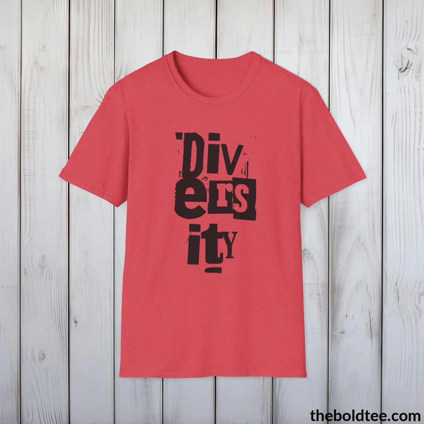 Diversity Awareness Tee - Sustainable & Soft Cotton Crewneck Unisex T-Shirt - 8 Trendy Colors