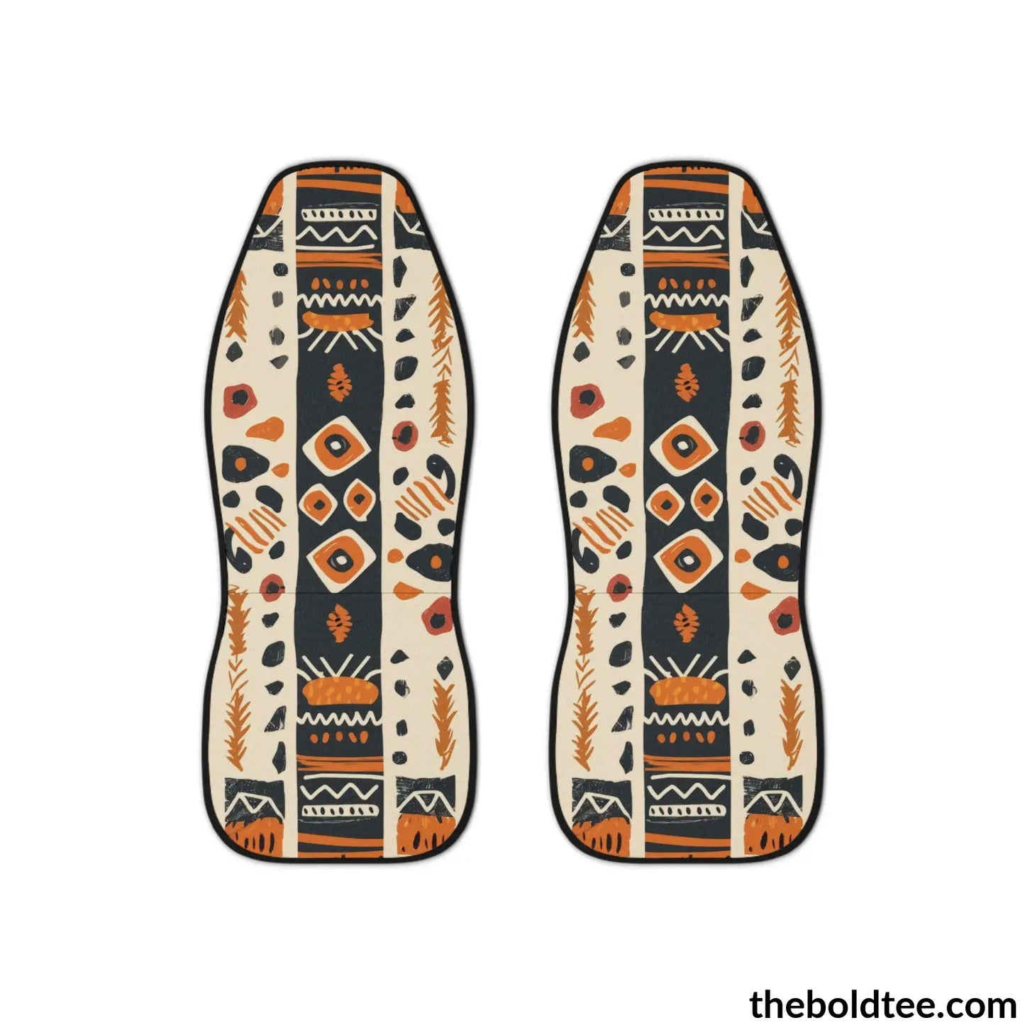 African Tribal Car Seat Covers (2 Pcs.) All Over Prints