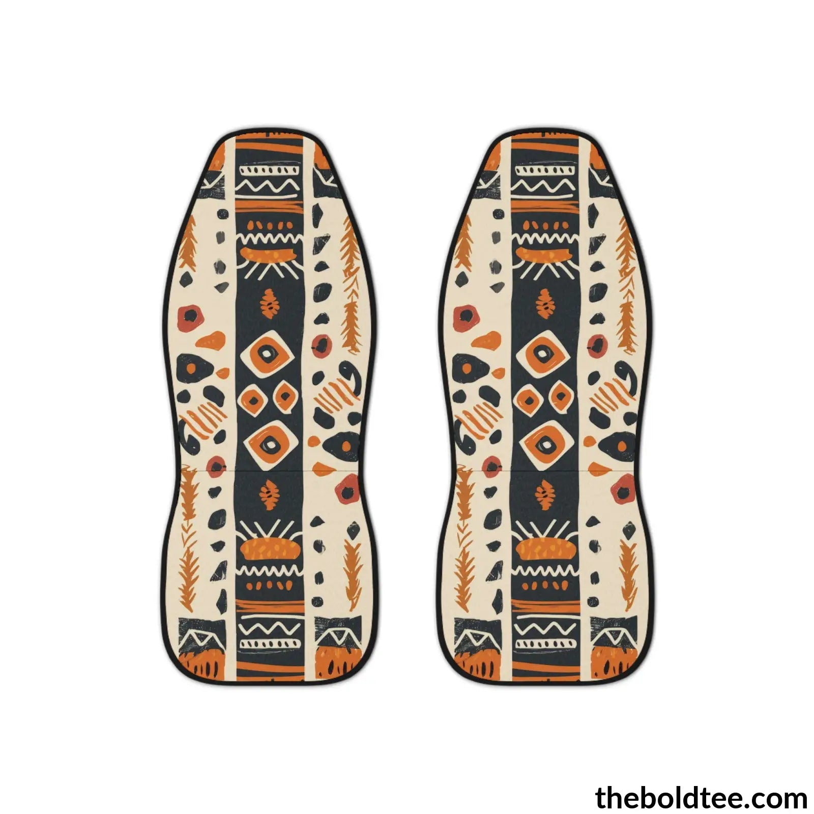 African Tribal Car Seat Covers (2 Pcs.) All Over Prints