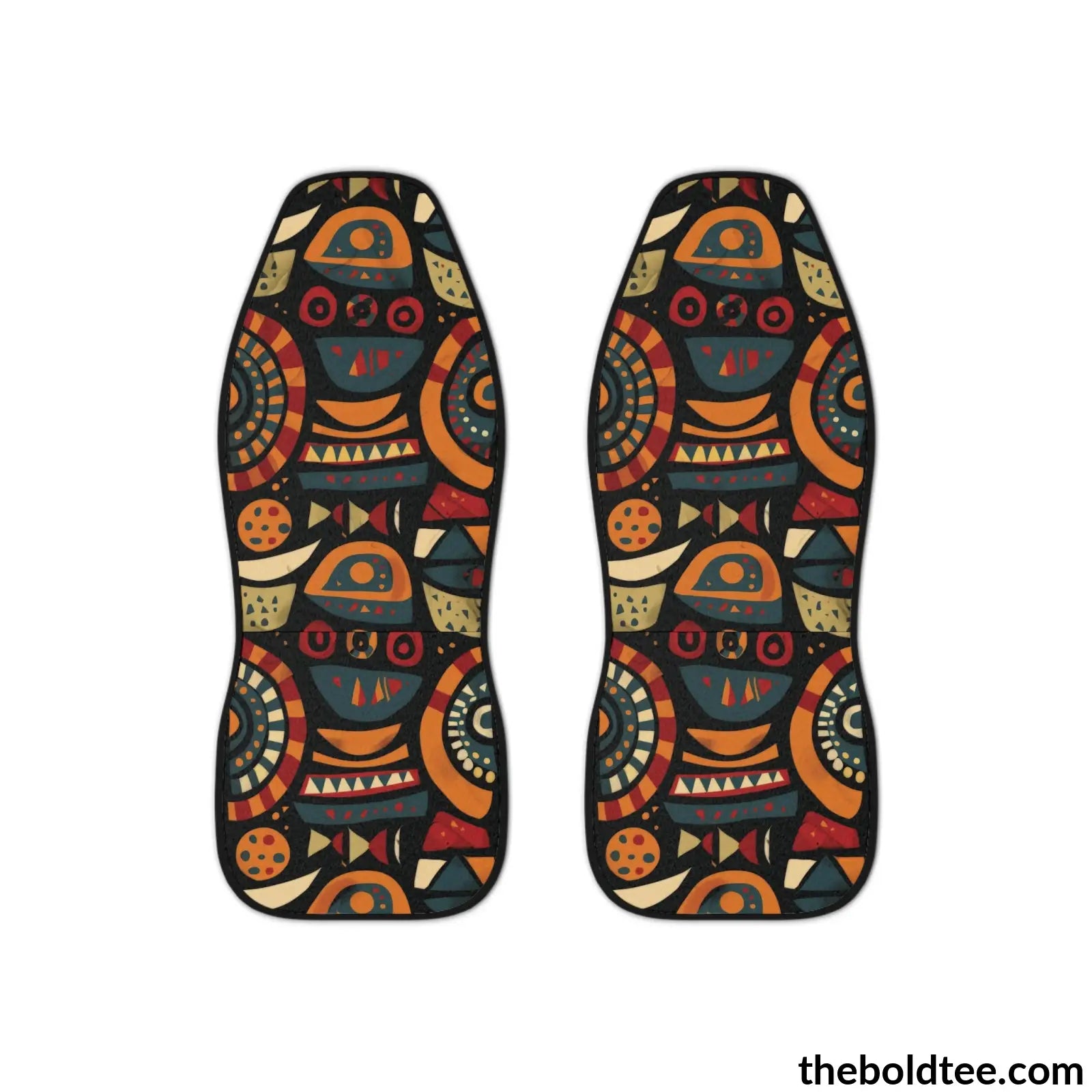 African Tribal Car Seat Covers (2 Pcs.) All Over Prints