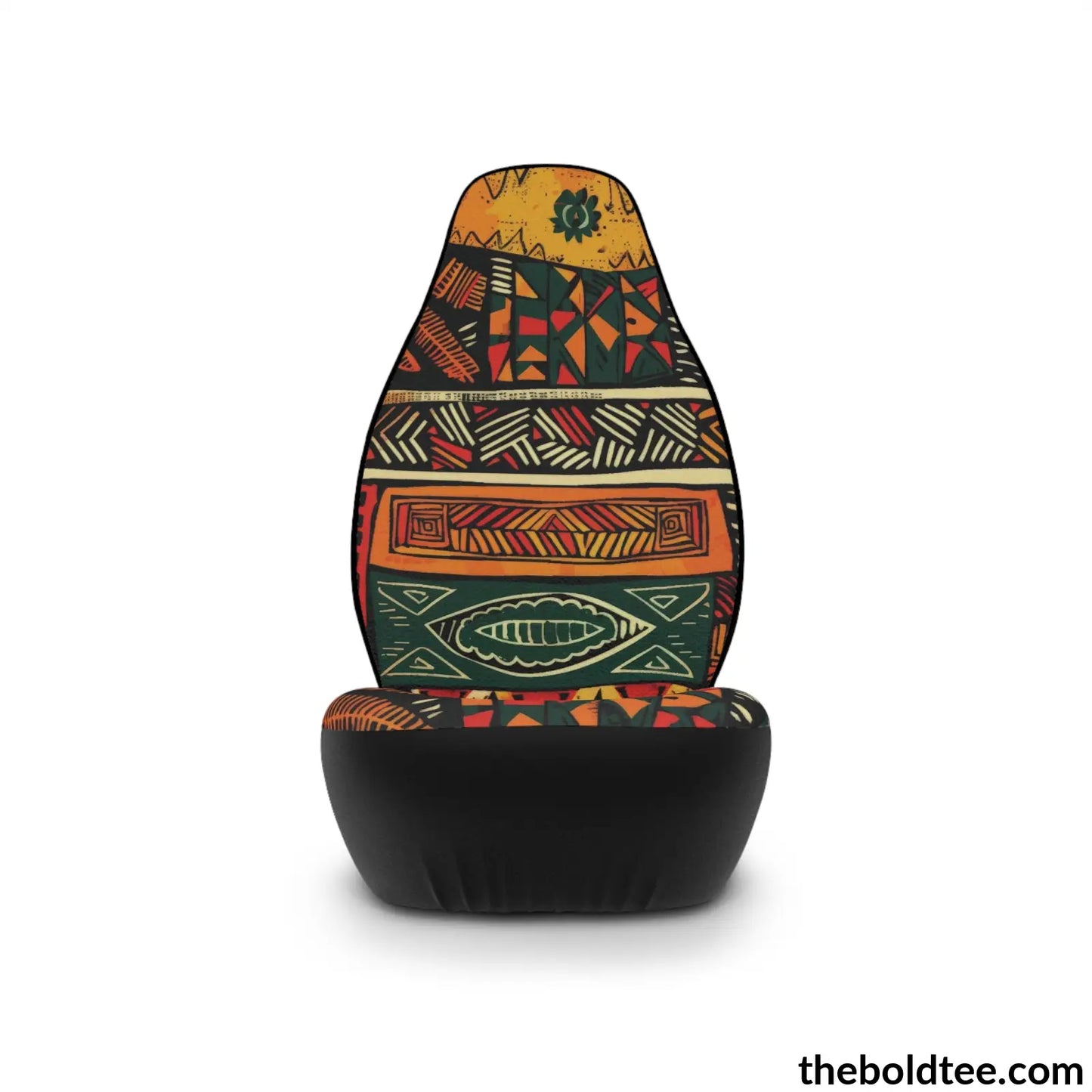 African Tribal Car Seat Covers (2 Pcs.) All Over Prints