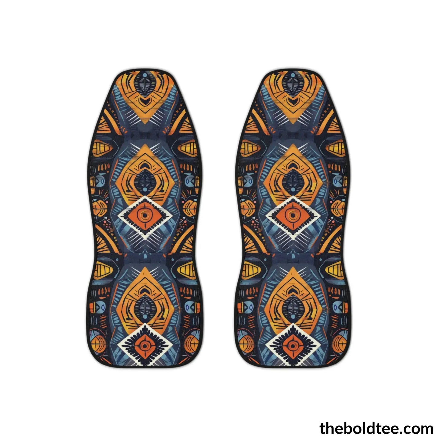 African Tribal Car Seat Covers (2 Pcs.) All Over Prints