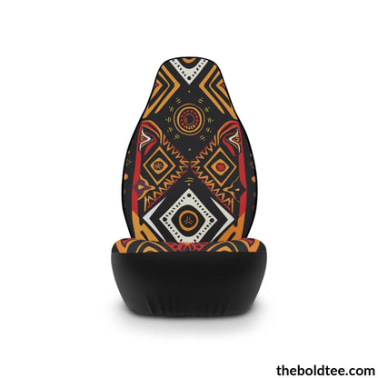 African Tribal Car Seat Covers (2 Pcs.) All Over Prints