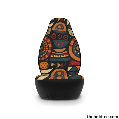 African Tribal Car Seat Covers (2 Pcs.) All Over Prints