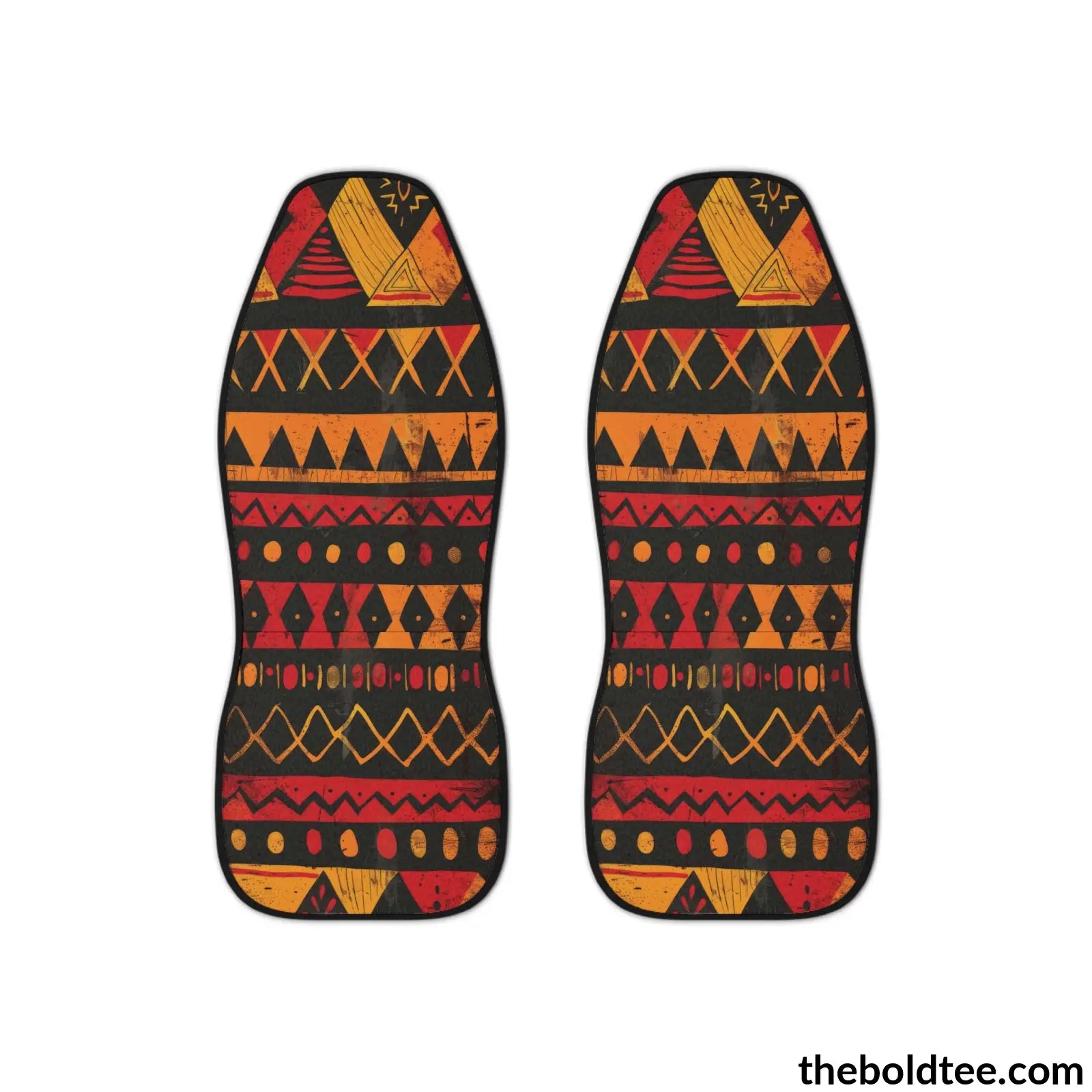 African Tribal Car Seat Covers (2 Pcs.) All Over Prints