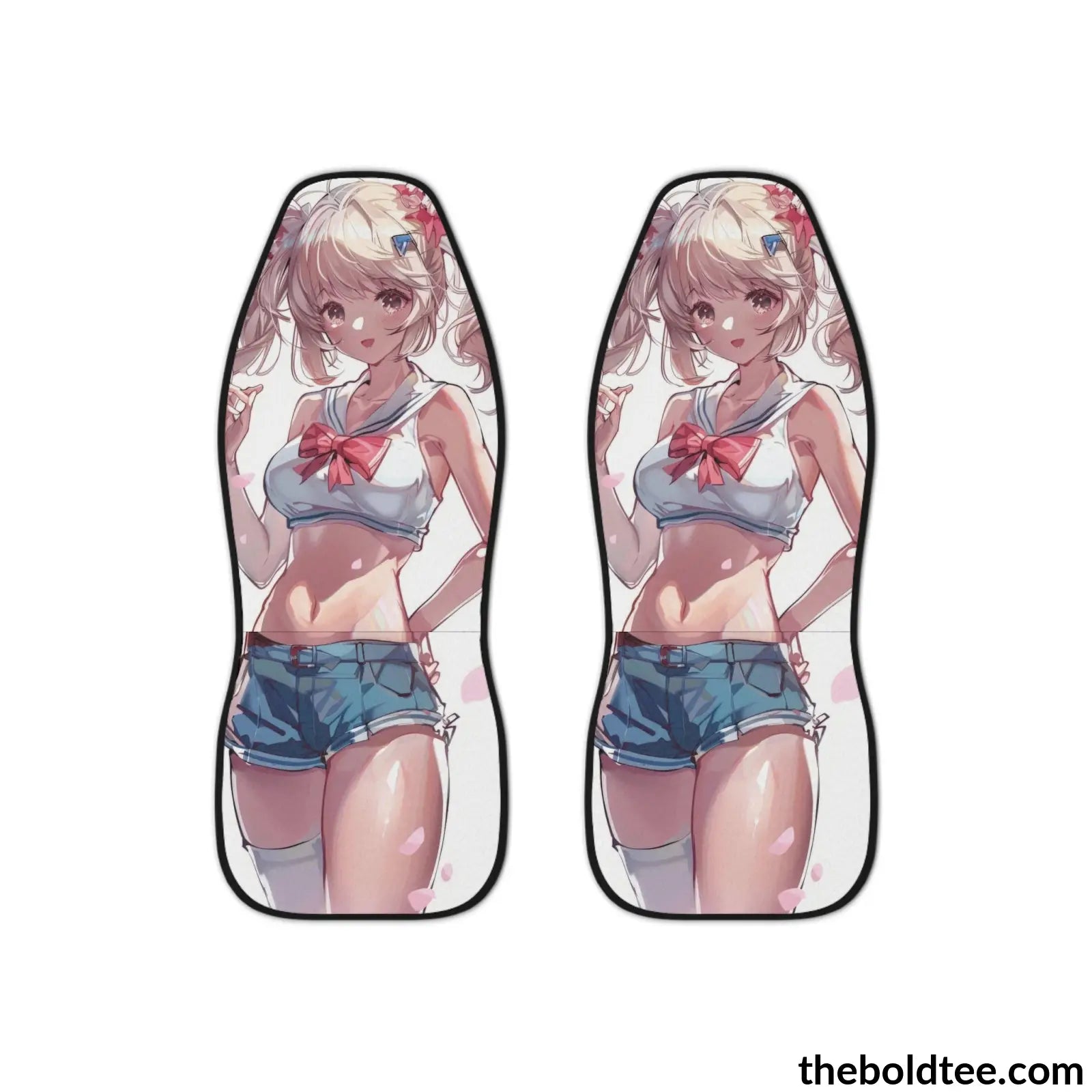 Anime Girl Car Seat Covers (2 Pcs.) All Over Prints