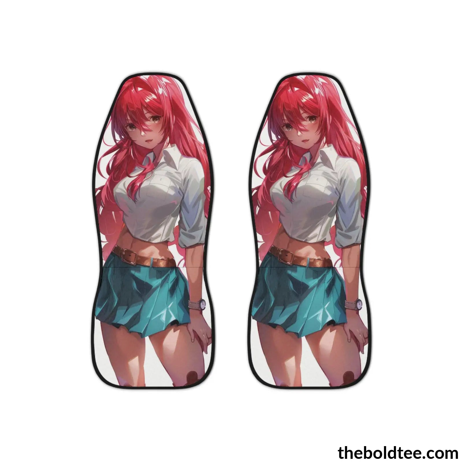 Anime Girl Car Seat Covers (2 Pcs.) All Over Prints