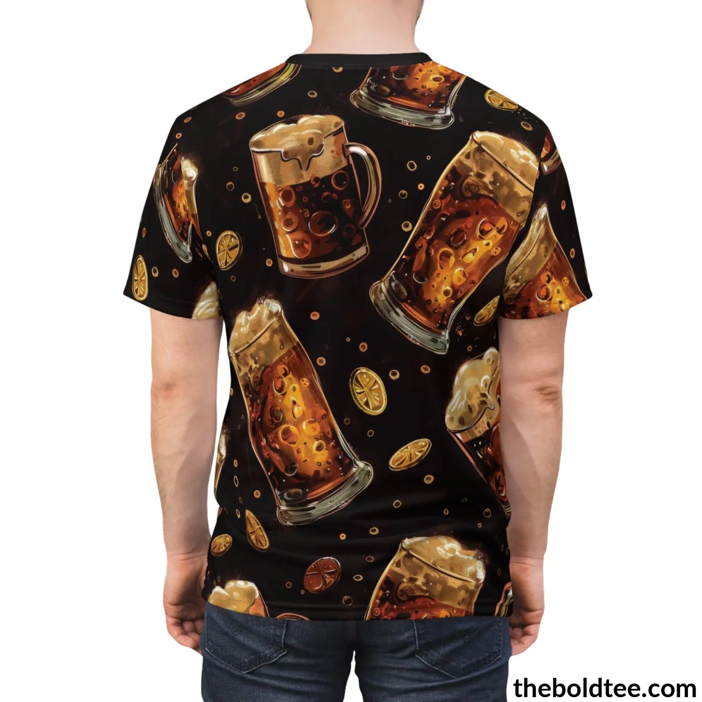 Beer Tee - Premium All Over Print Crewneck Shirt Prints