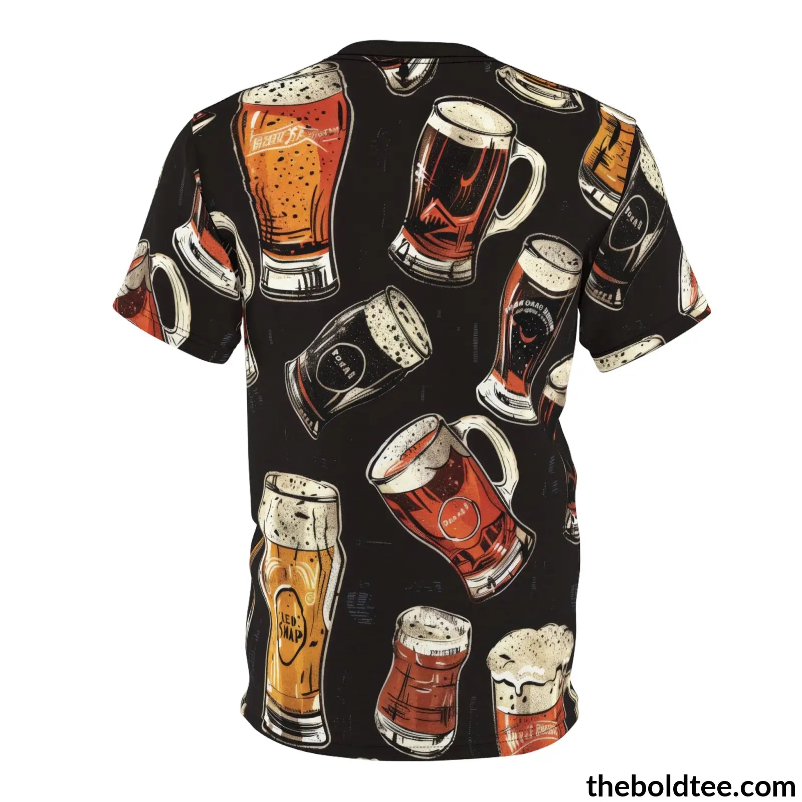 Beer Tee - Premium All Over Print Crewneck Shirt Prints