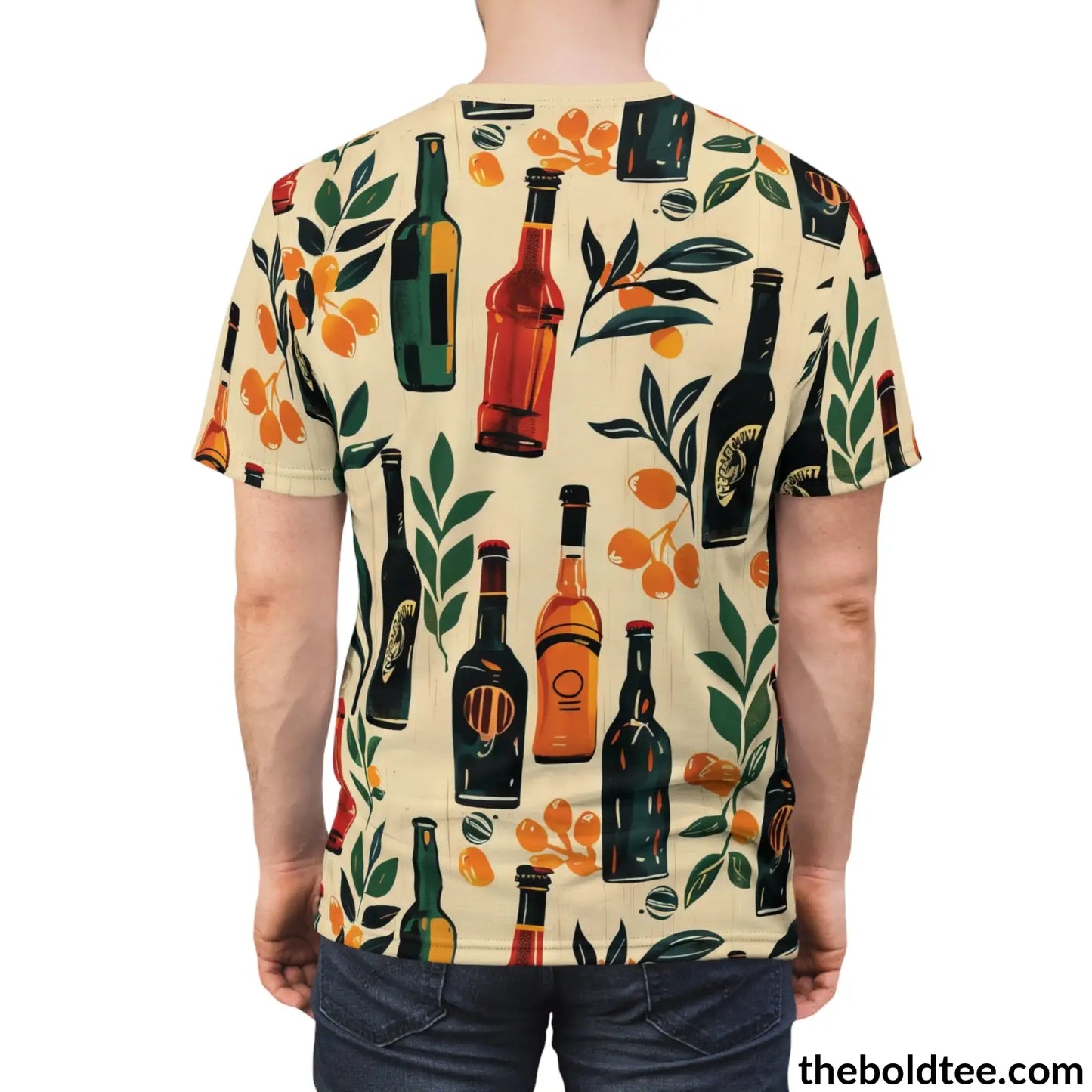 Beer Tee - Premium All Over Print Crewneck Shirt Prints