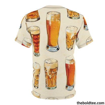 Beer Tee - Premium All Over Print Crewneck Shirt Prints