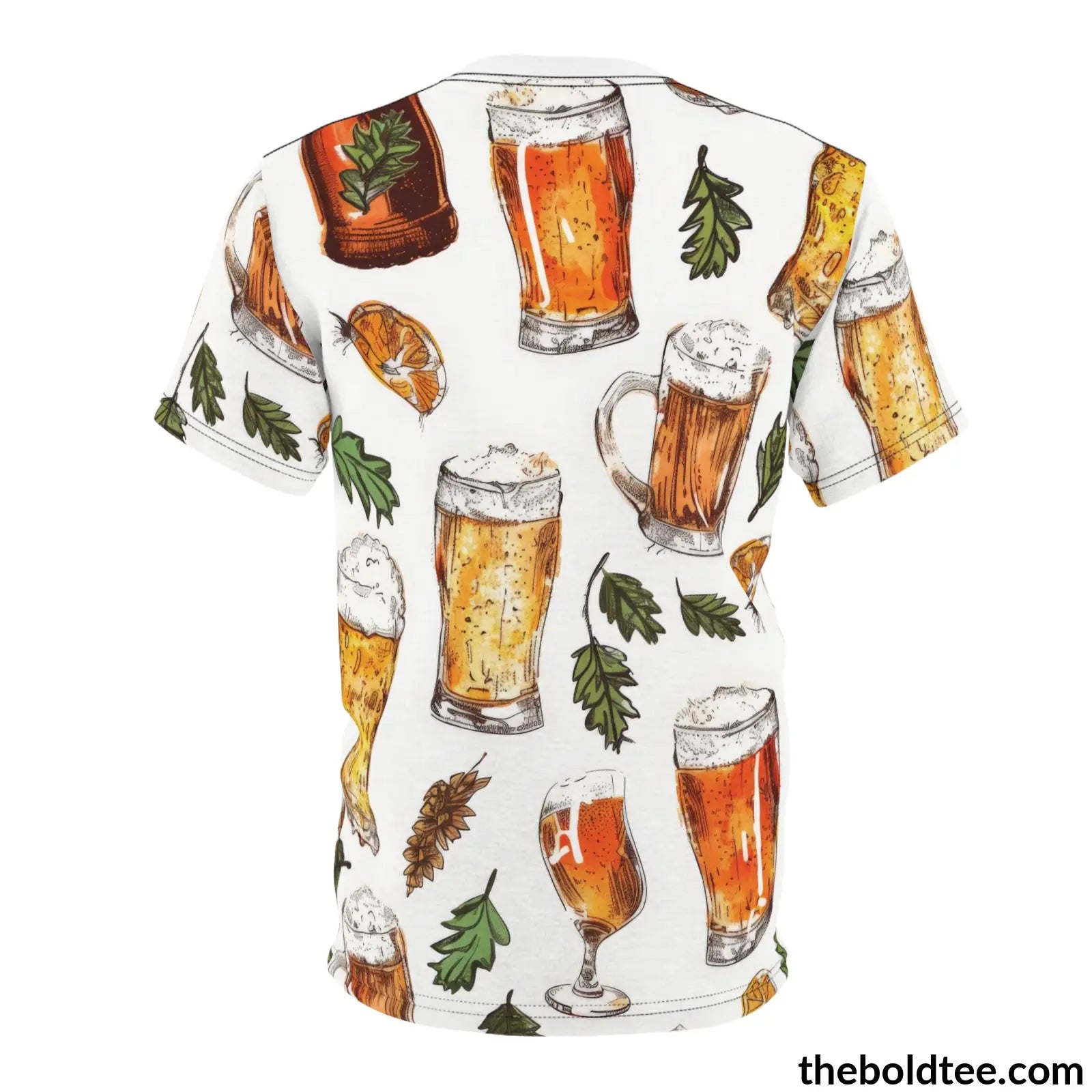 Beer Tee - Premium All Over Print Crewneck Shirt Prints