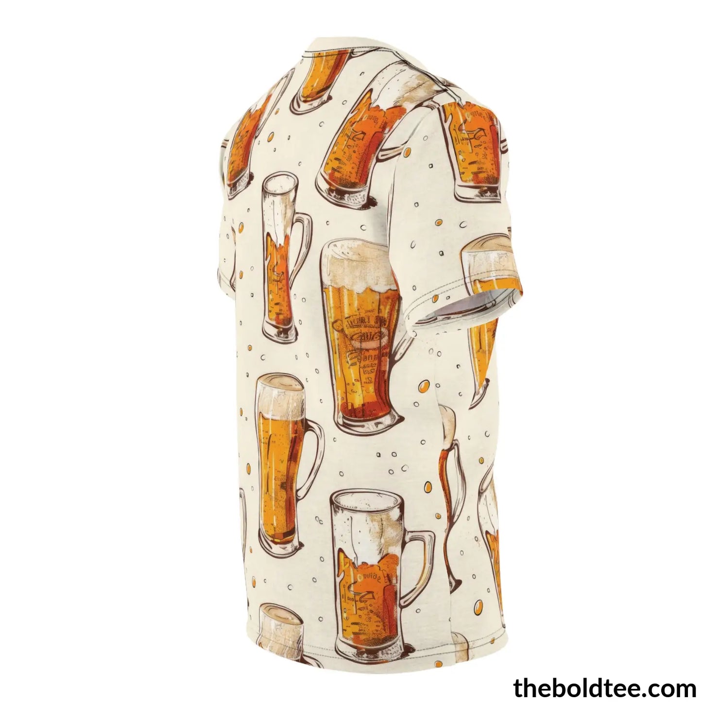 Beer Tee - Premium All Over Print Crewneck Shirt Prints