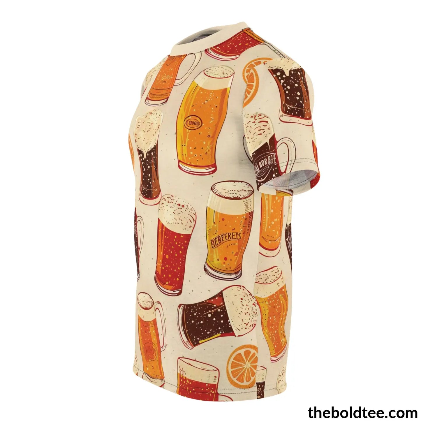 Beer Tee - Premium All Over Print Crewneck Shirt Prints