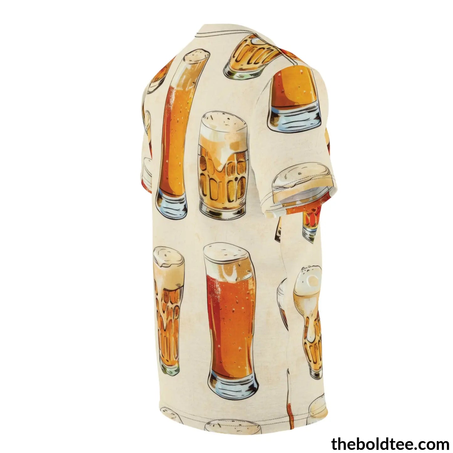 Beer Tee - Premium All Over Print Crewneck Shirt Prints