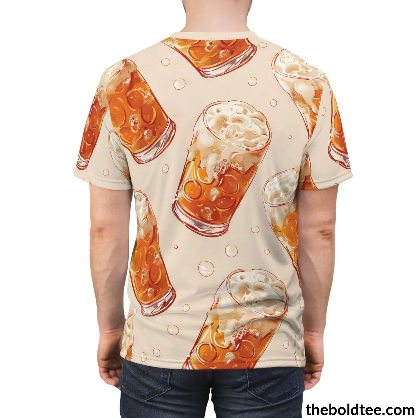 Beer Tee - Premium All Over Print Crewneck Shirt Prints