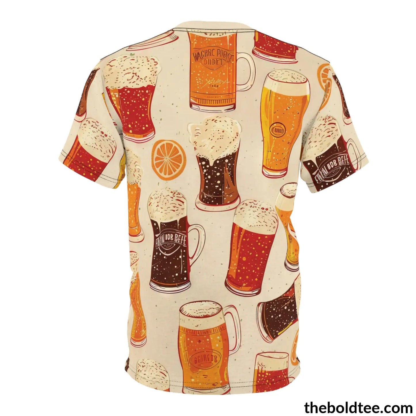 Beer Tee - Premium All Over Print Crewneck Shirt Prints