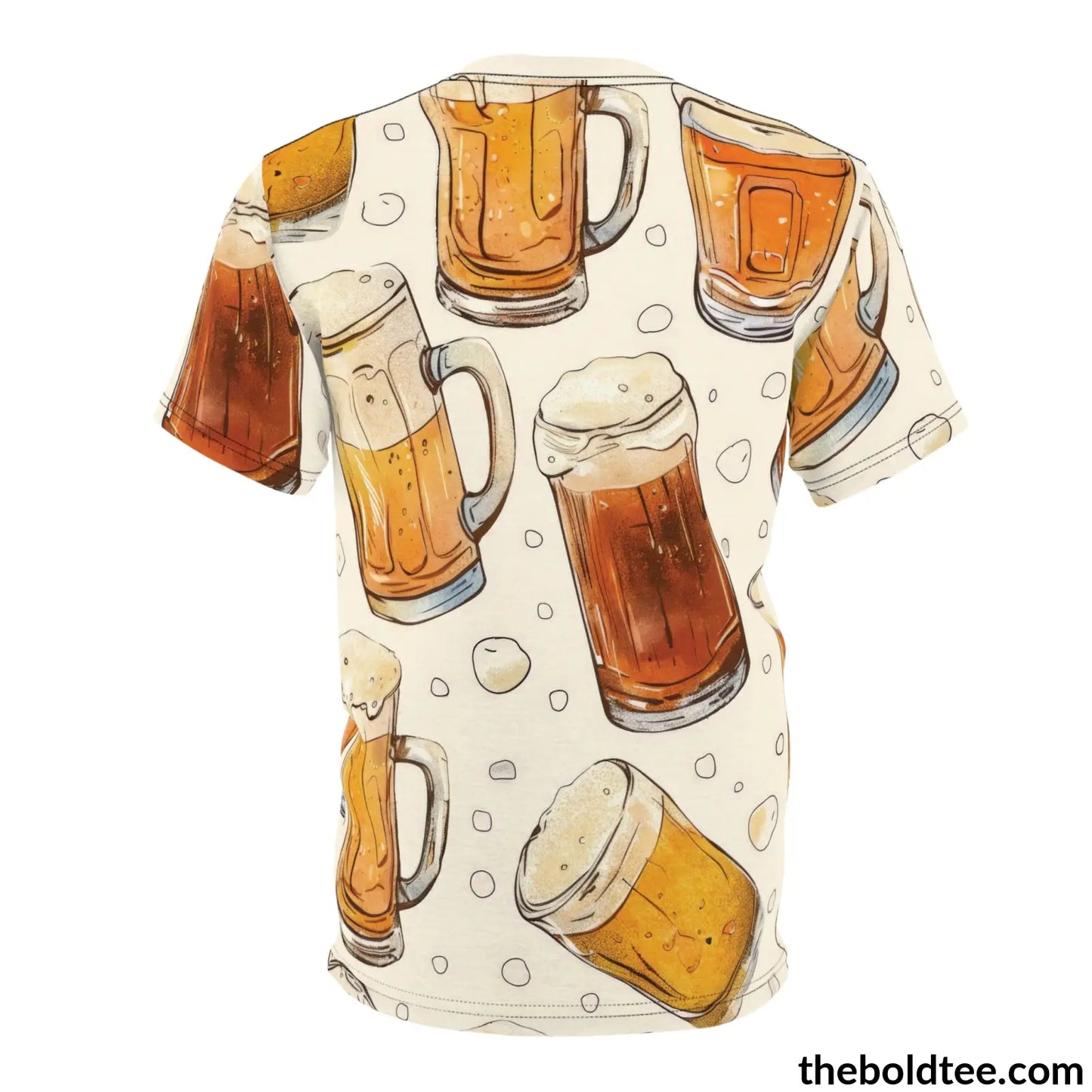 Beer Tee - Premium All Over Print Crewneck Shirt Prints