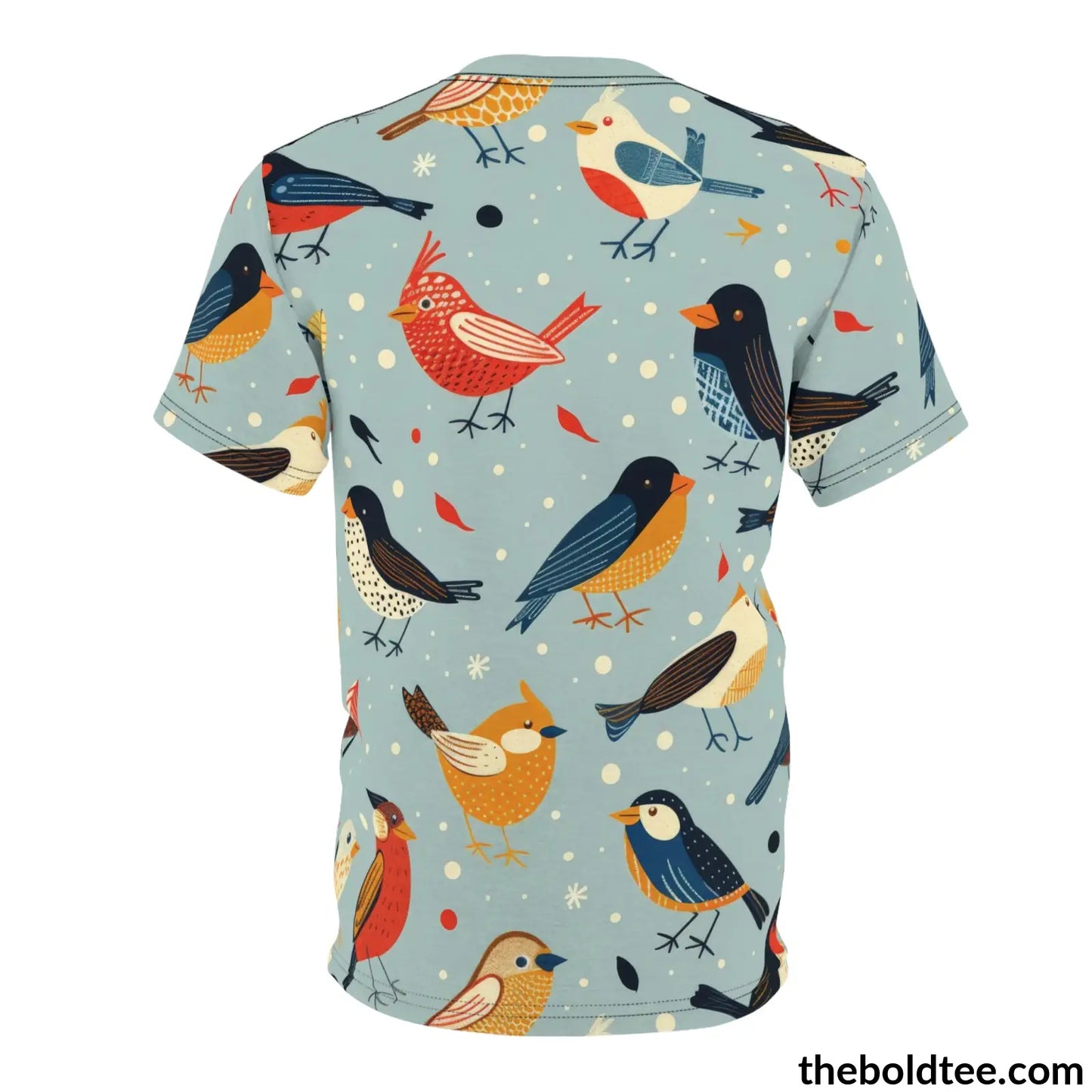 Birds Tee - Premium All Over Print Crewneck Shirt Prints