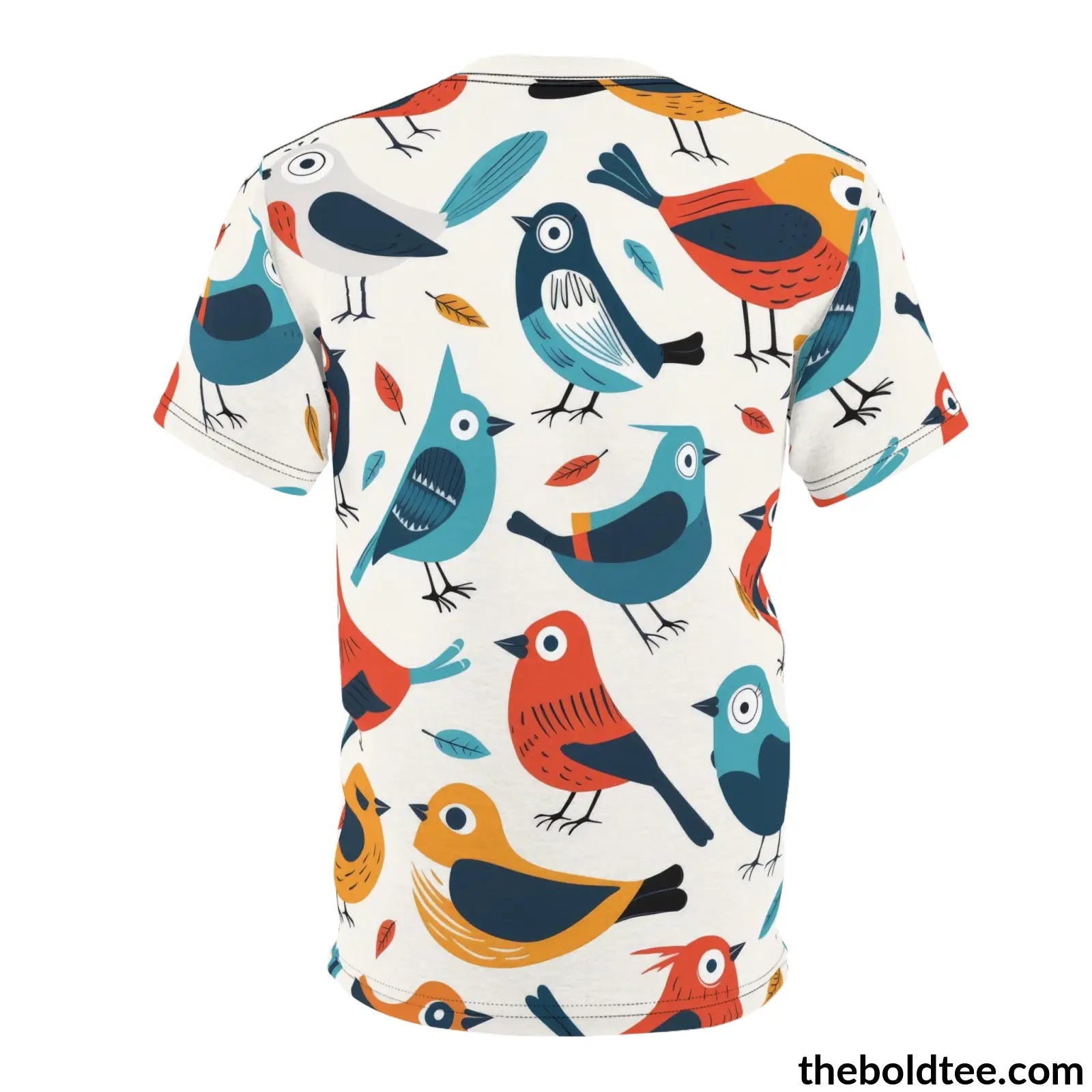 Birds Tee - Premium All Over Print Crewneck Shirt Prints