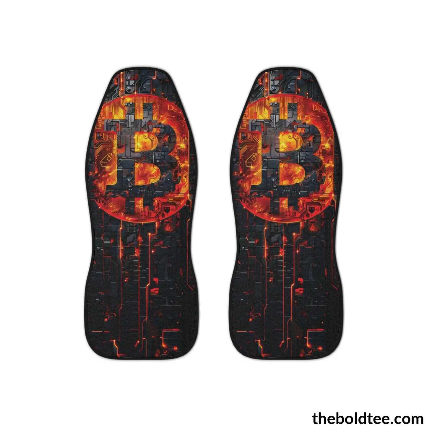 Bitcoin Car Seat Covers (2 Pcs.) All Over Prints