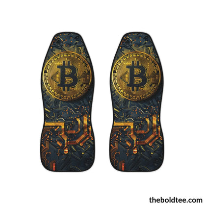 Bitcoin Car Seat Covers (2 Pcs.) All Over Prints