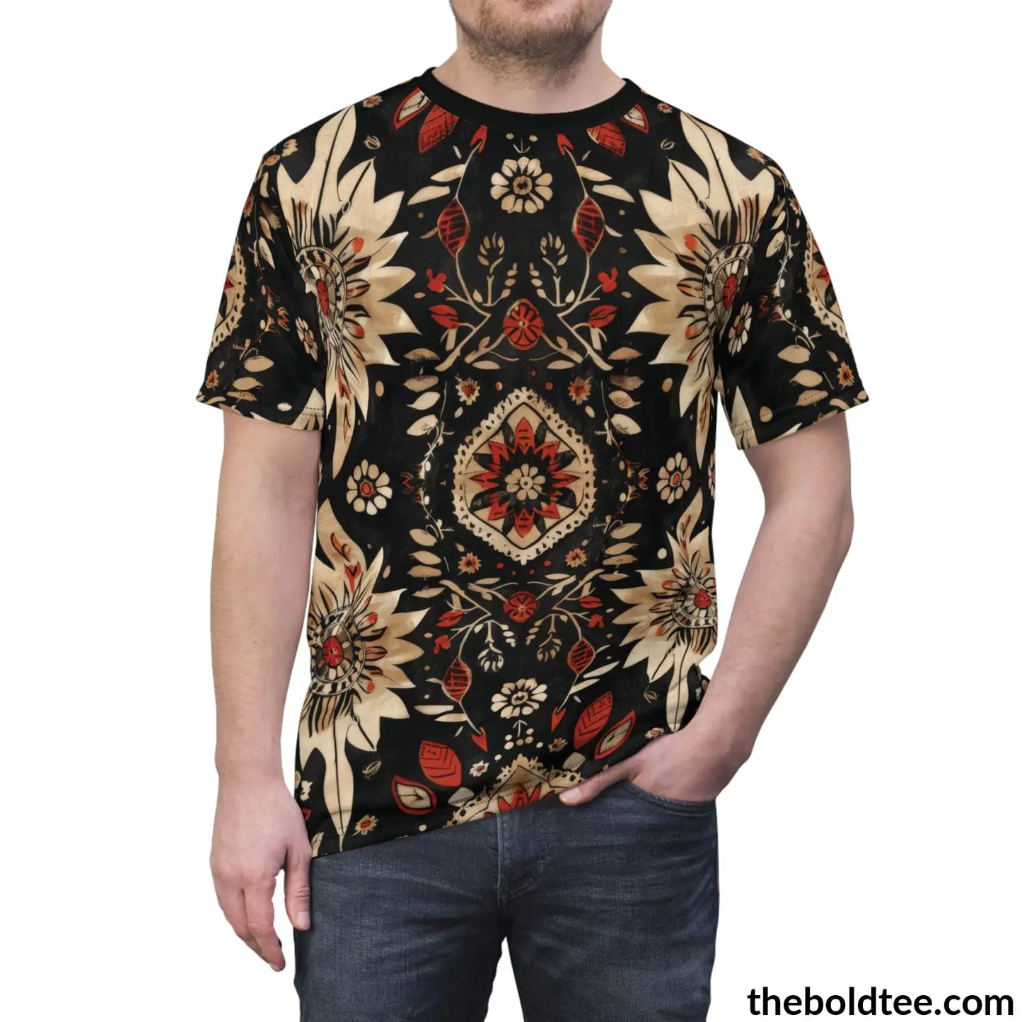 Boho Tee - Premium All Over Print Crewneck Shirt Prints