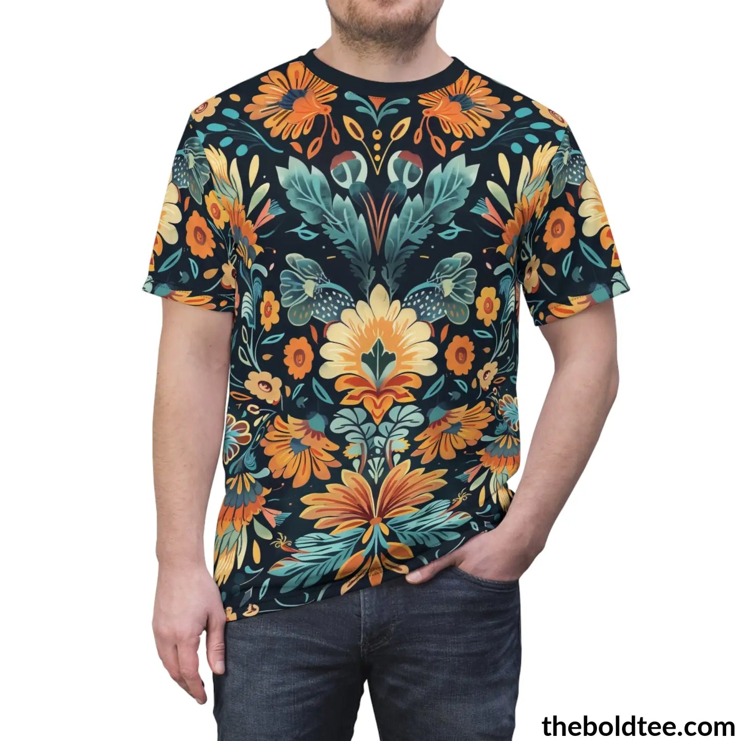 Boho Tee - Premium All Over Print Crewneck Shirt Prints