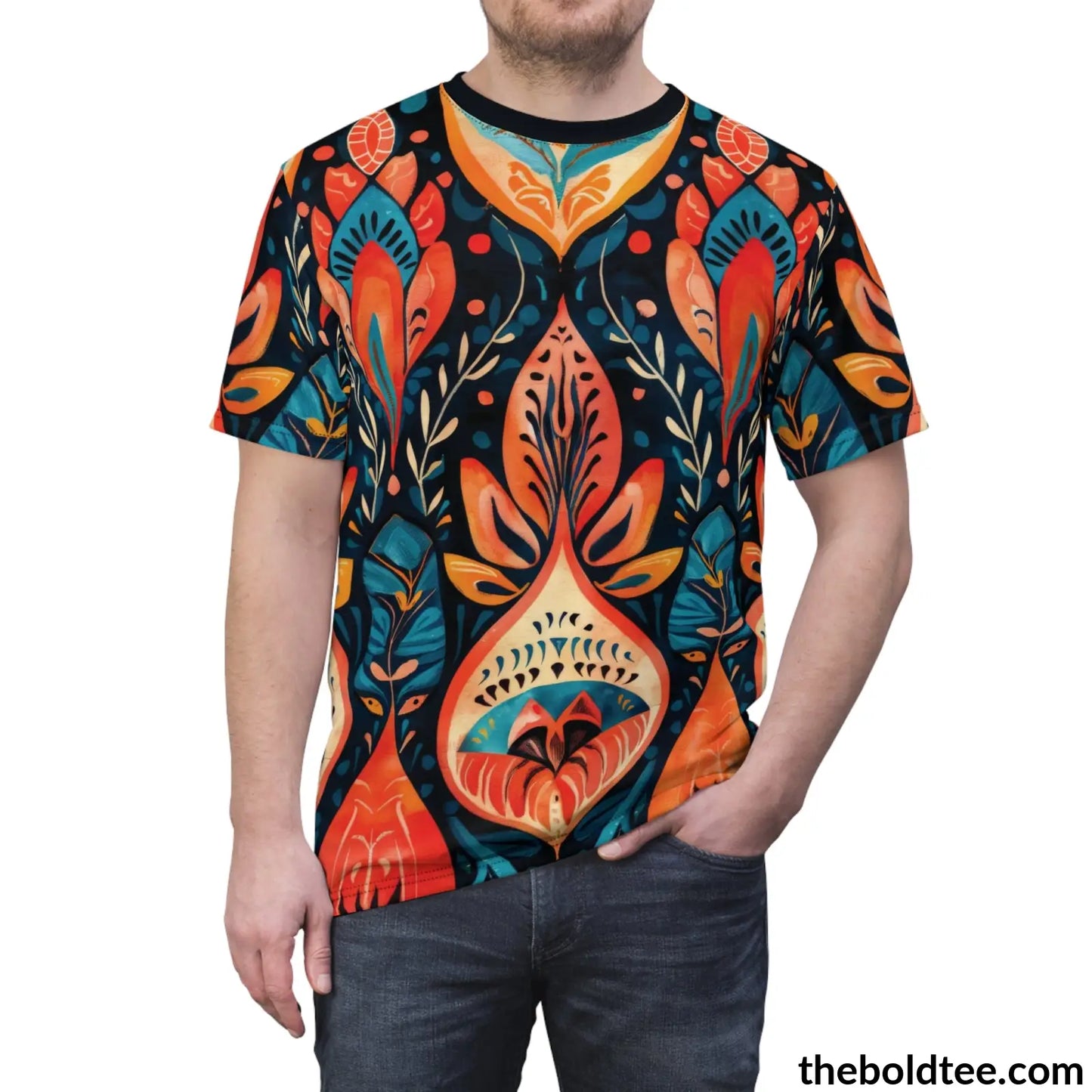 Boho Tee - Premium All Over Print Crewneck Shirt Prints