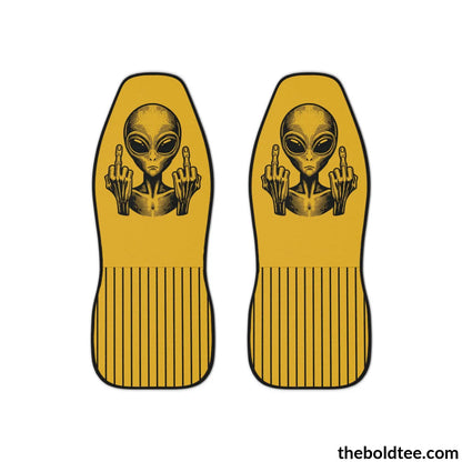 Bold Alien Car Seat Covers (2 Pcs.) All Over Prints