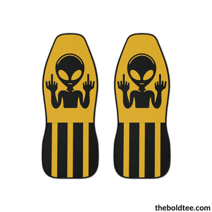 Bold Alien Car Seat Covers (2 Pcs.) All Over Prints