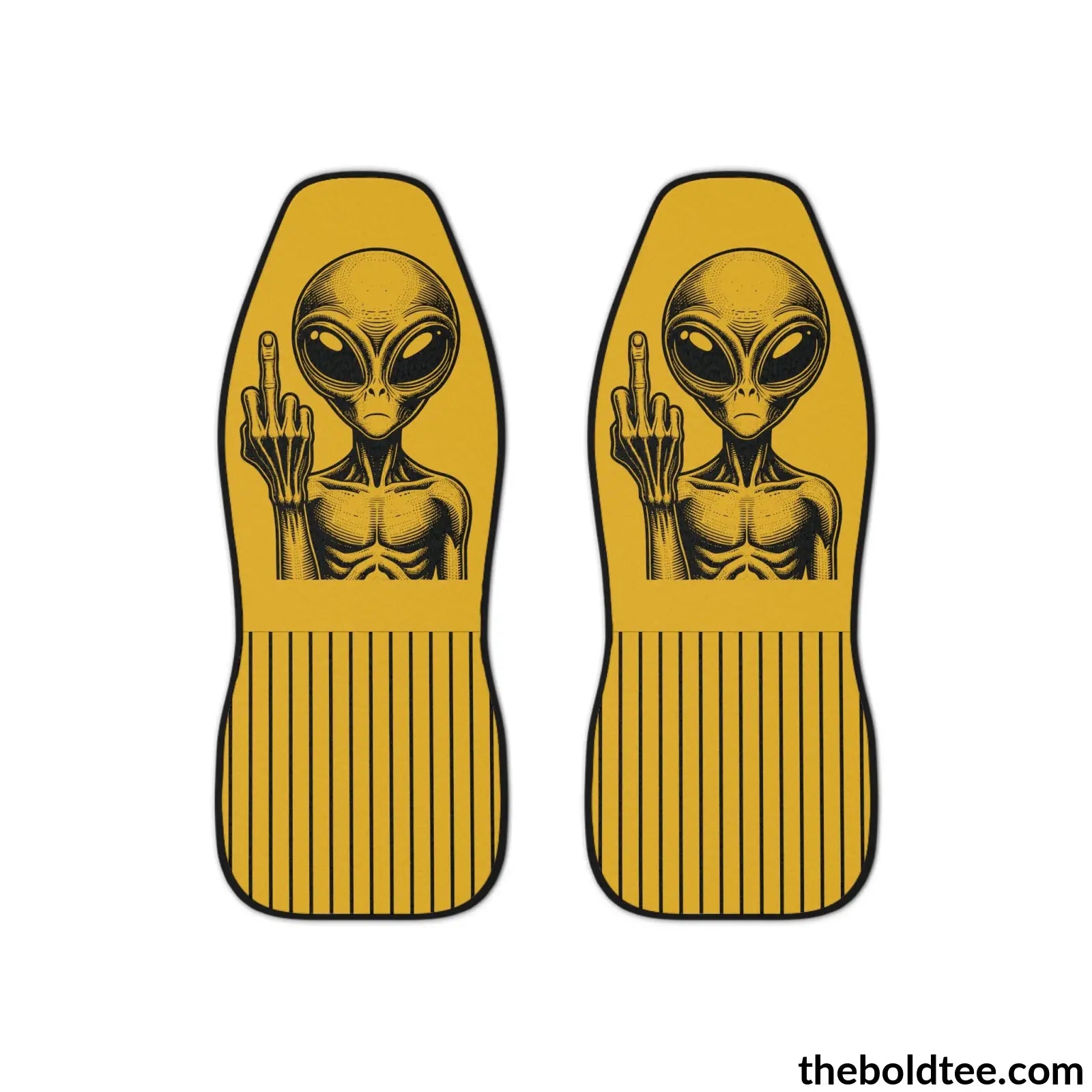 Bold Alien Car Seat Covers (2 Pcs.) All Over Prints