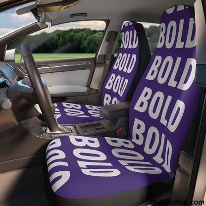 Bold Car Seat Covers (2 Pcs.) All Over Prints