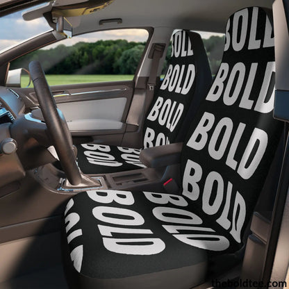 Bold Car Seat Covers (2 Pcs.) All Over Prints