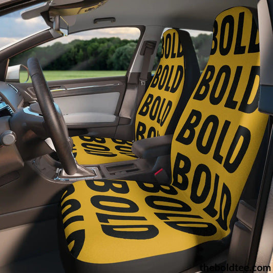 Bold Car Seat Covers (2 Pcs.) All Over Prints