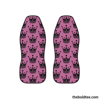 Bold Crown Car Seat Covers (2 Pcs.) All Over Prints