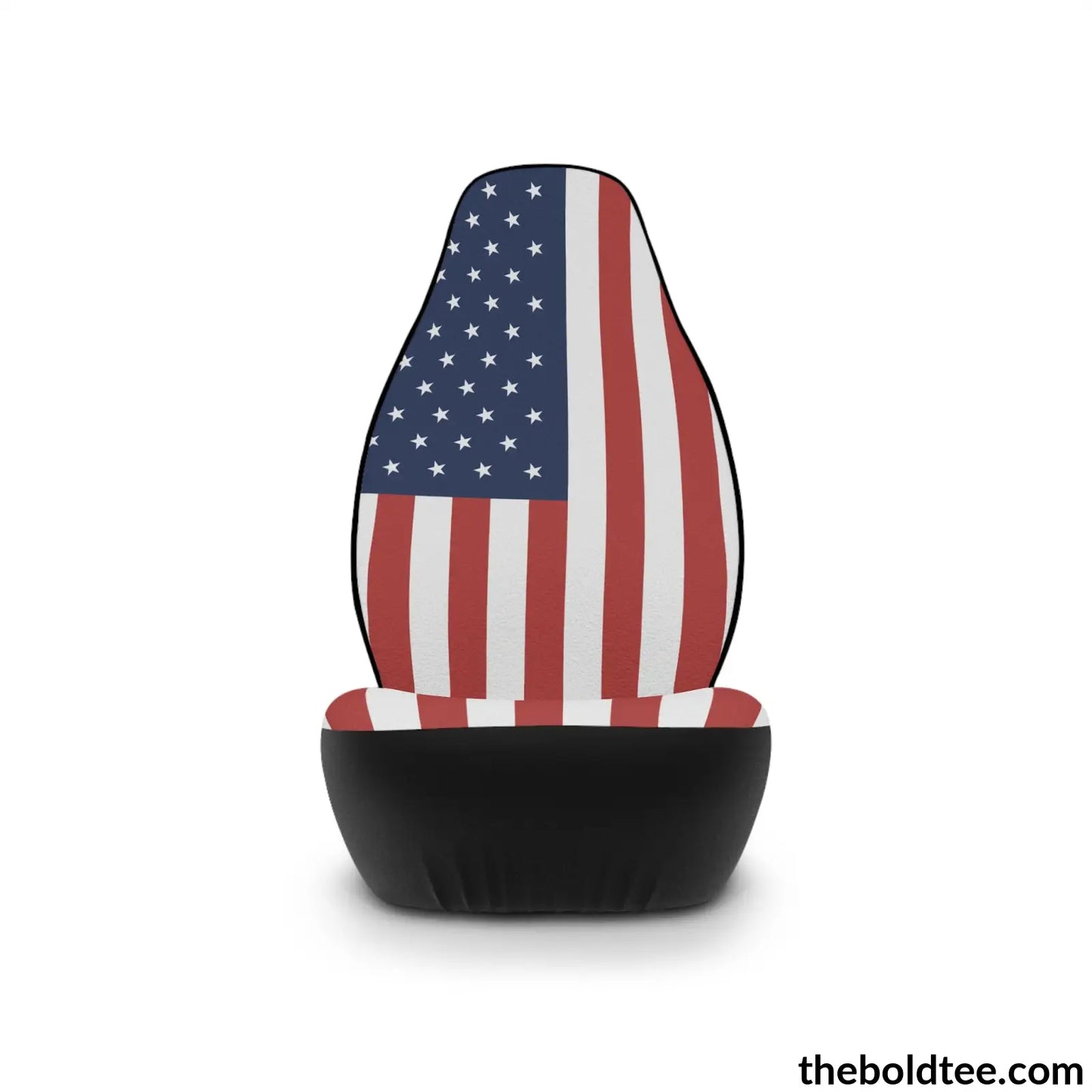 Bold Us Flag Car Seat Covers (2 Pcs.) All Over Prints