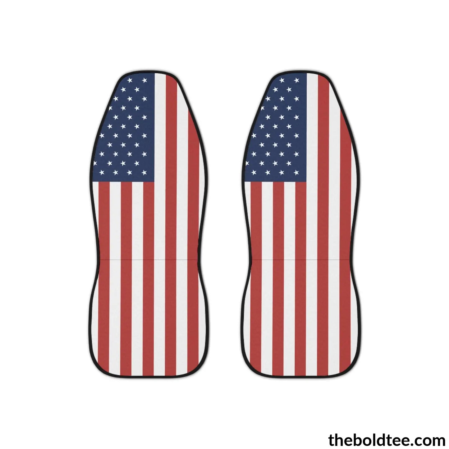 Bold Us Flag Car Seat Covers (2 Pcs.) All Over Prints