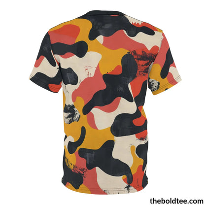 Camouflage Tee - Premium All Over Print Crewneck Shirt Prints