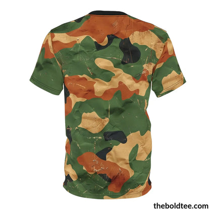 Camouflage Tee - Premium All Over Print Crewneck Shirt Prints