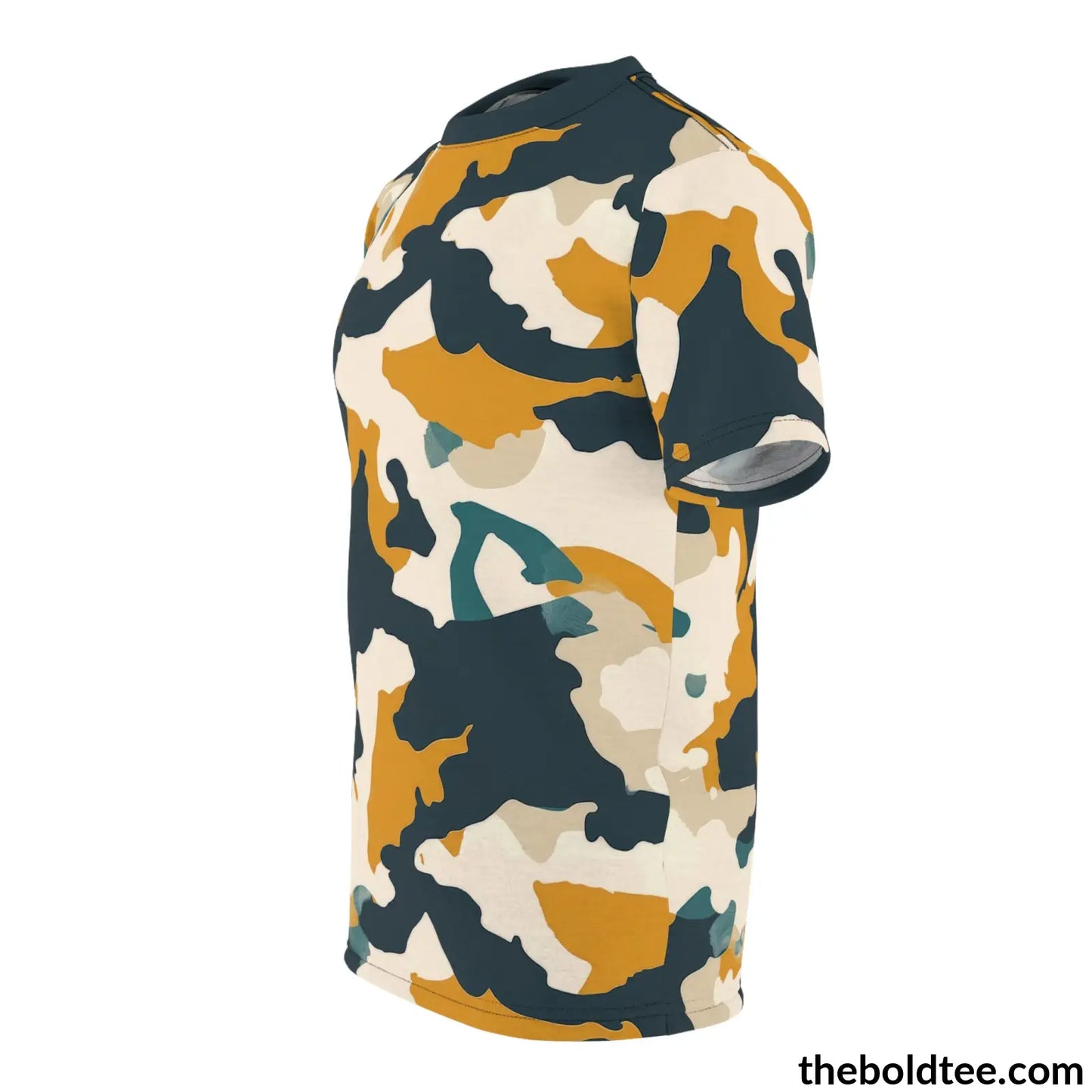 Camouflage Tee - Premium All Over Print Crewneck Shirt Prints