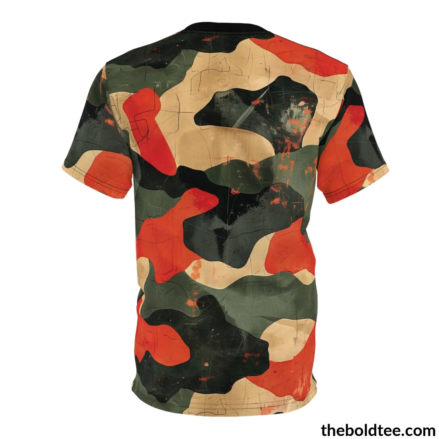 Camouflage Tee - Premium All Over Print Crewneck Shirt Prints