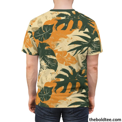 Camouflage Tee - Premium All Over Print Crewneck Shirt Prints