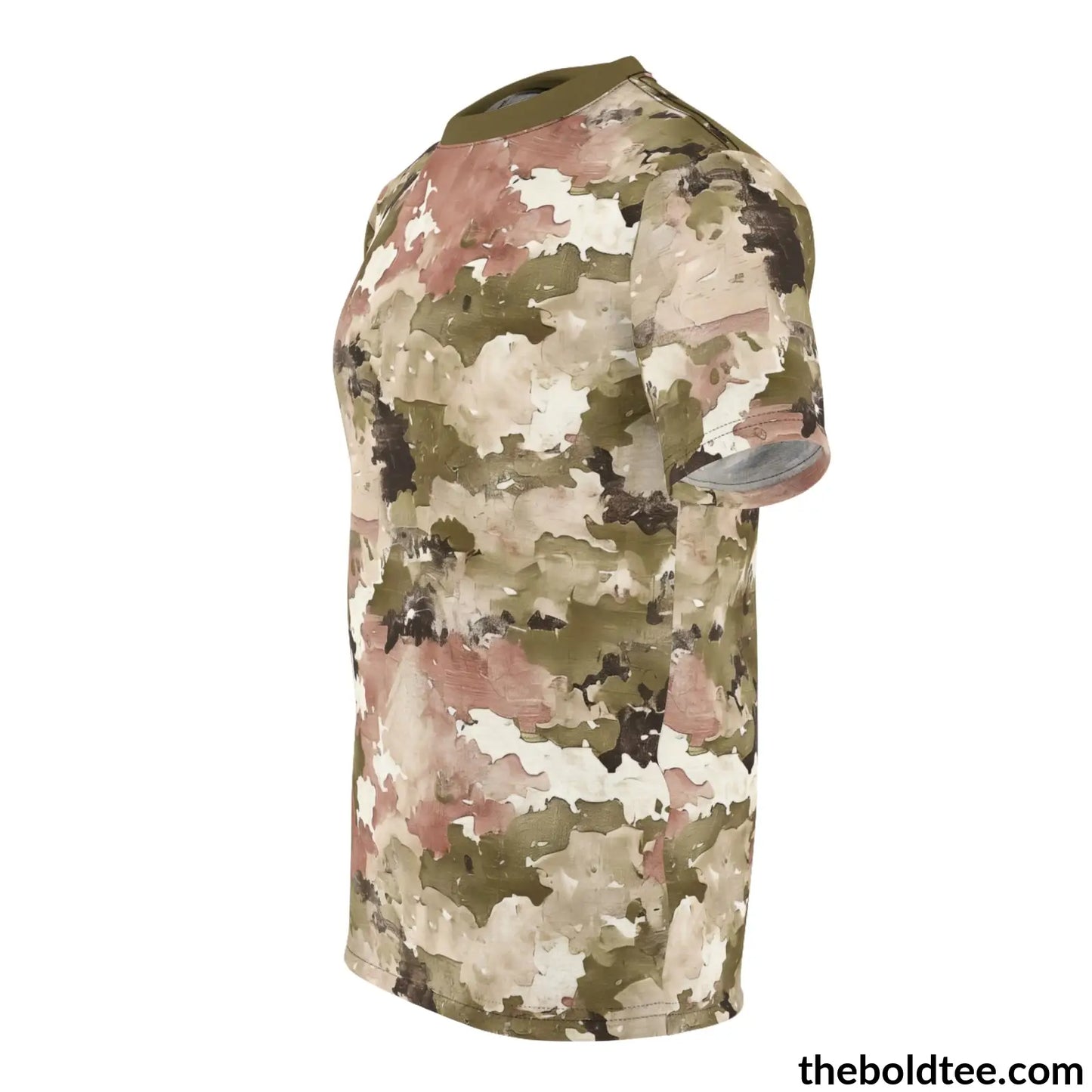 Camouflage Tee - Premium All Over Print Crewneck Shirt Prints