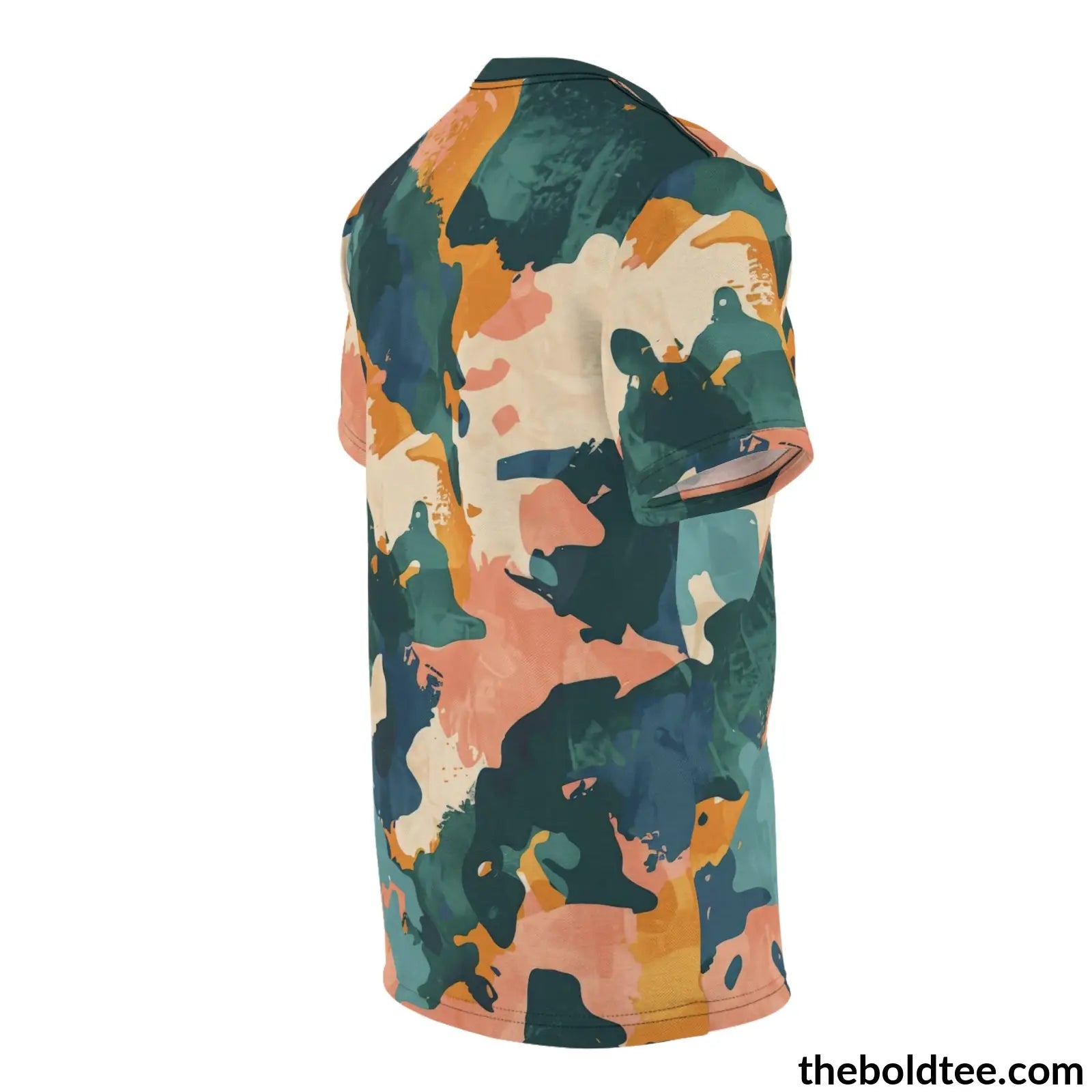 Camouflage Tee - Premium All Over Print Crewneck Shirt Prints