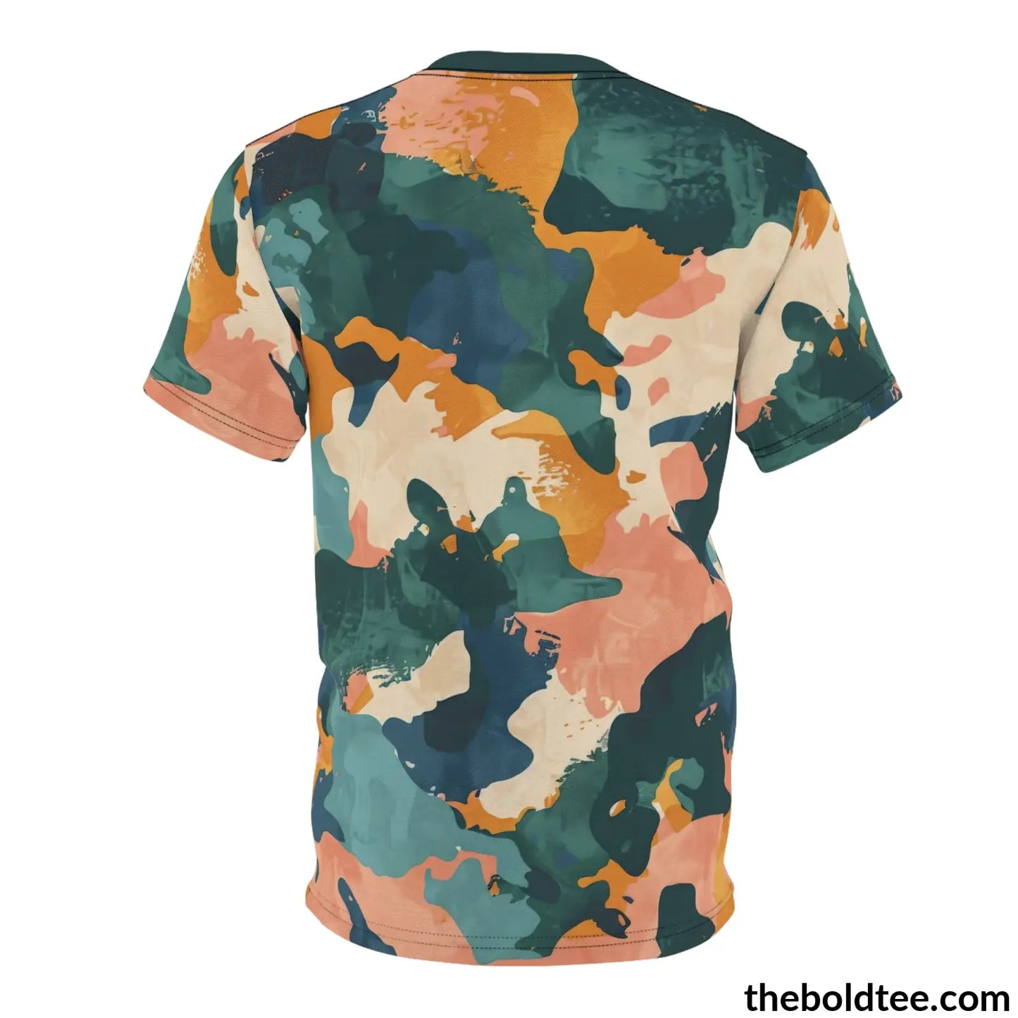 Camouflage Tee - Premium All Over Print Crewneck Shirt Prints