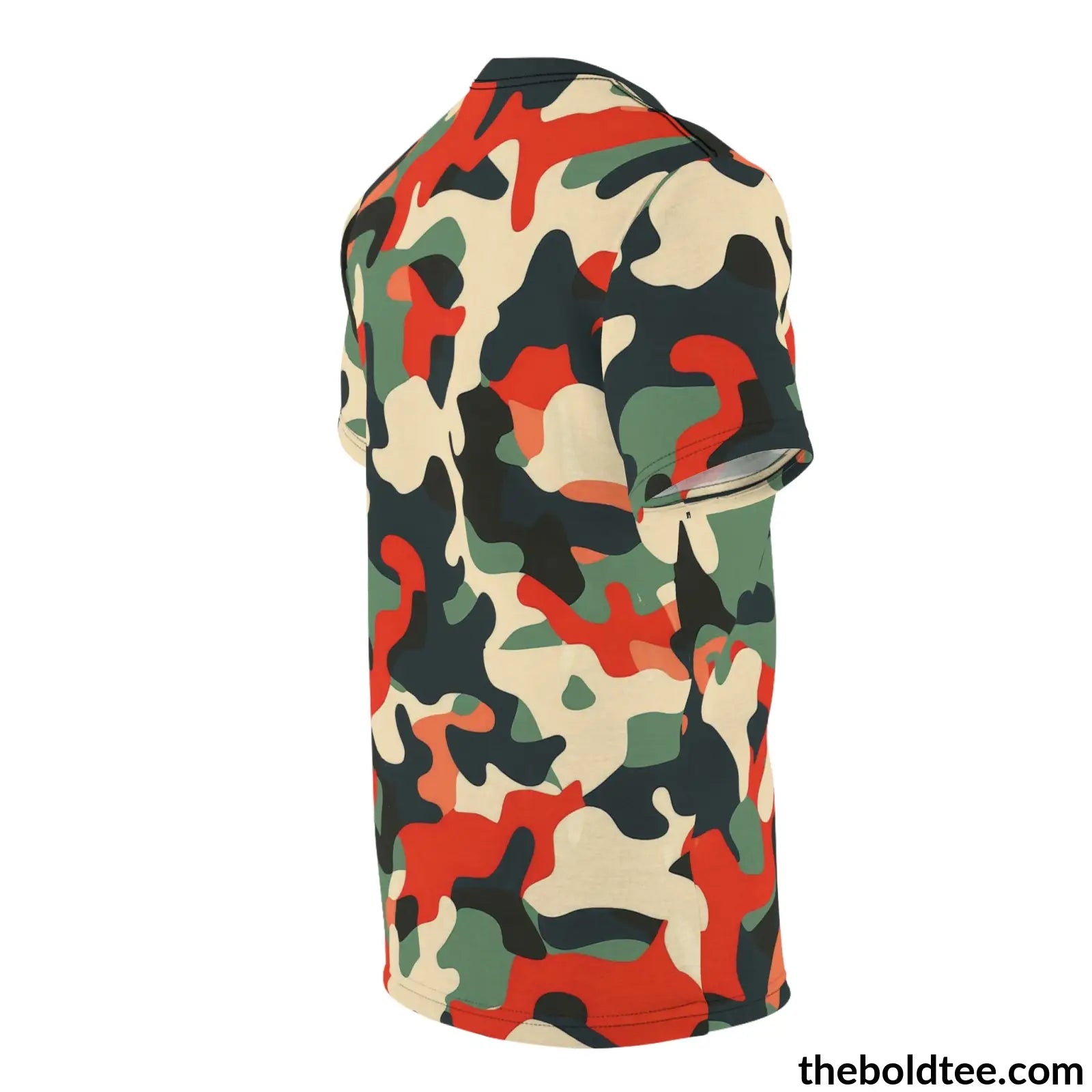 Camouflage Tee - Premium All Over Print Crewneck Shirt Prints