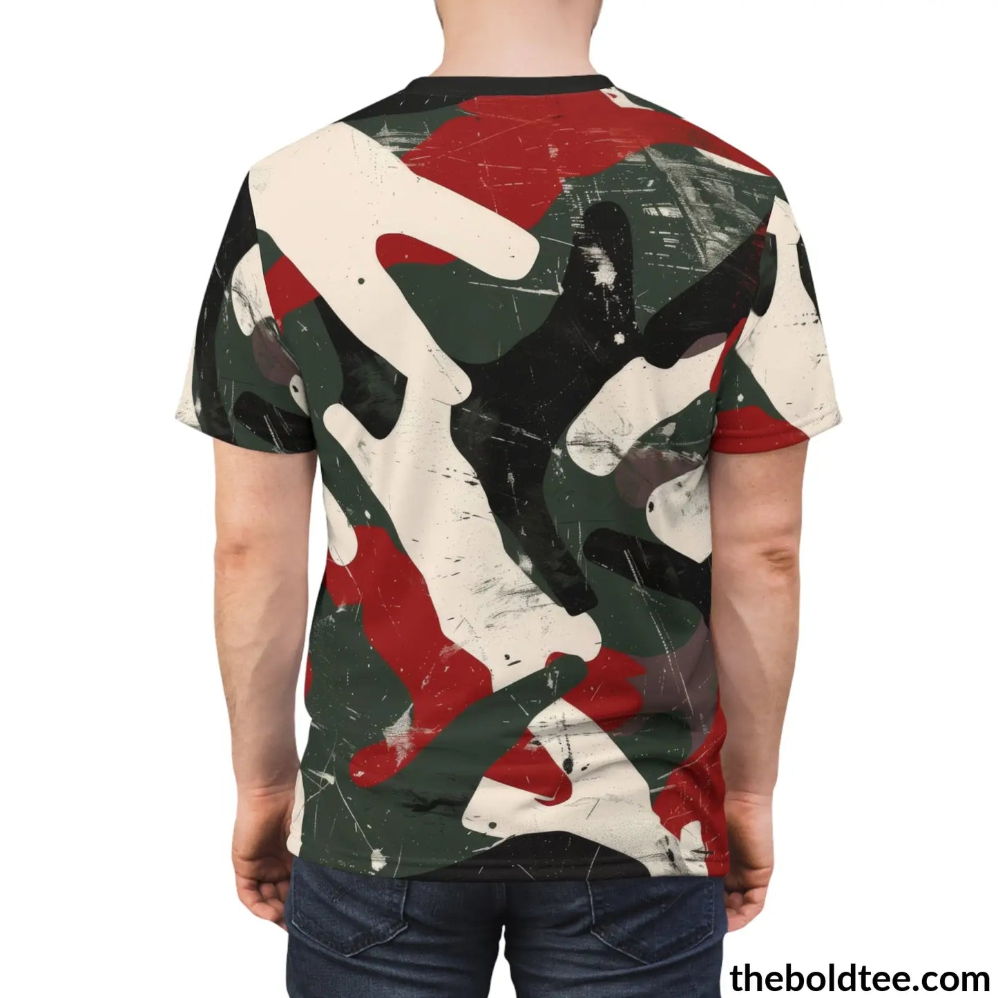 Camouflage Tee - Premium All Over Print Crewneck Shirt Prints