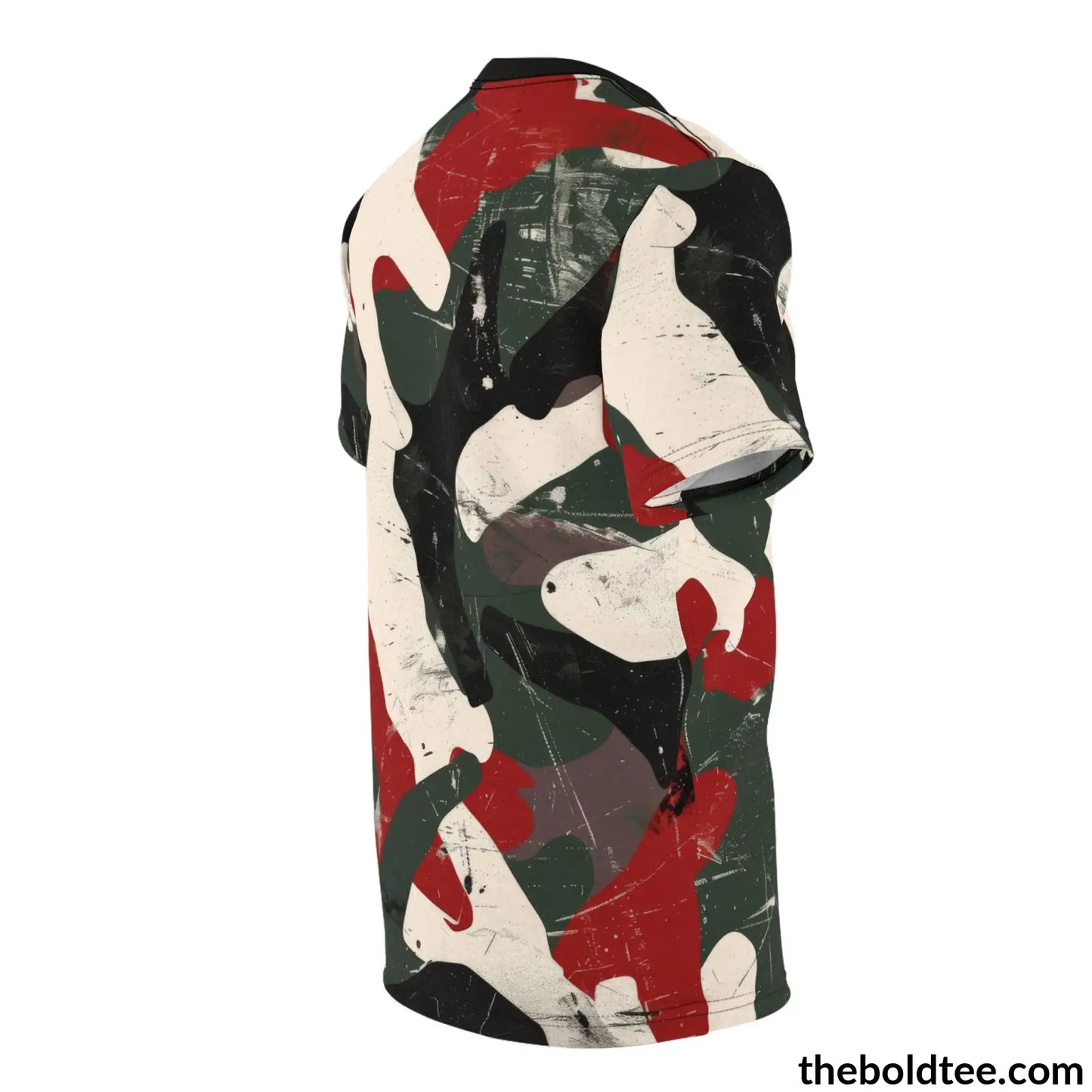 Camouflage Tee - Premium All Over Print Crewneck Shirt Prints