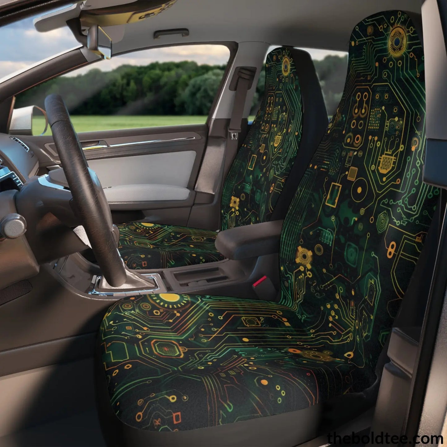 Circuit Car Seat Covers (2 Pcs.) All Over Prints